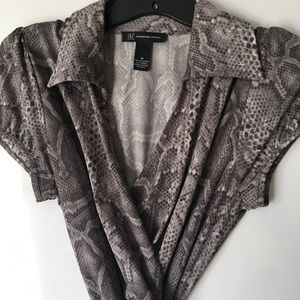 Snake print dress from INC